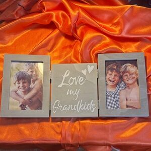 Malden Gray 'Love My Grandkids' Triple Photo Frame